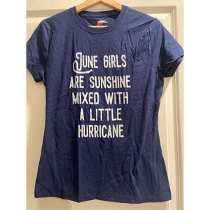 June Girls are Sunshine Women's T-shirt size Small